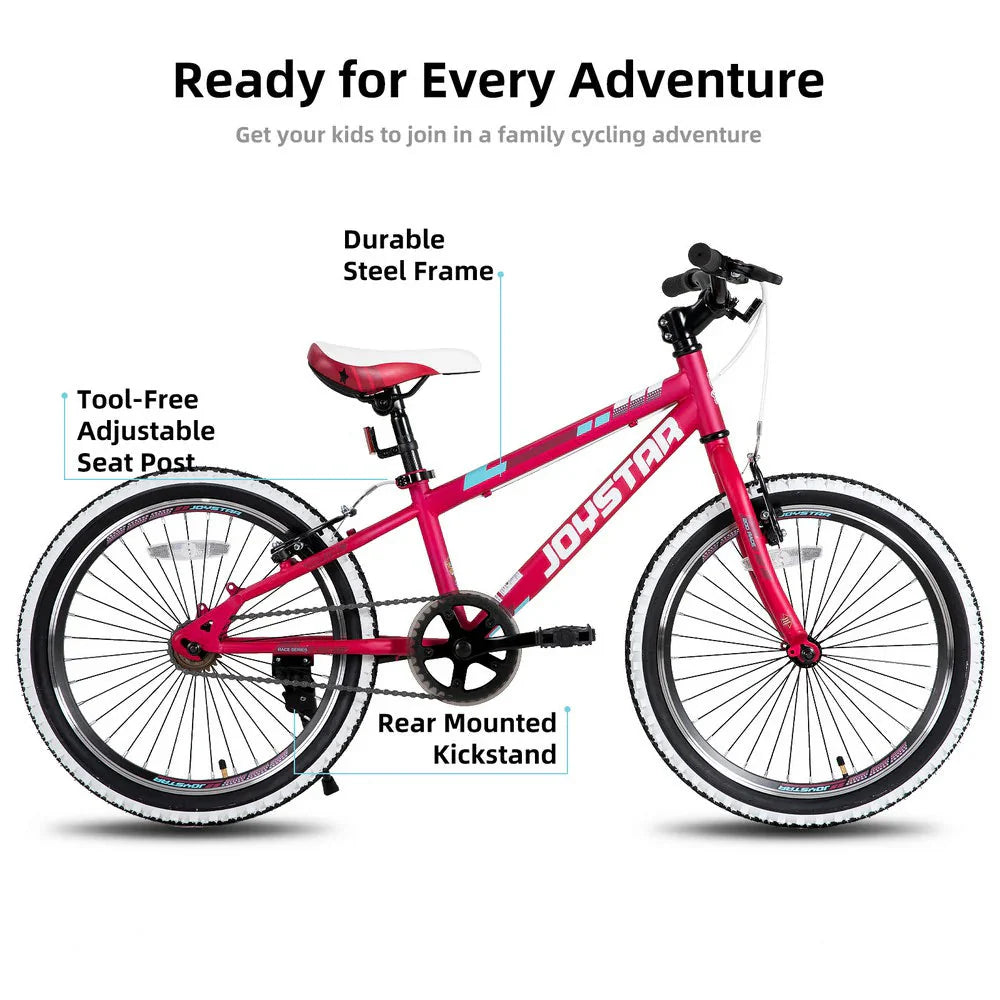 JOYSTAR Lubbock 20 24 Kids Mountain Bike Single Speed Bicycle
