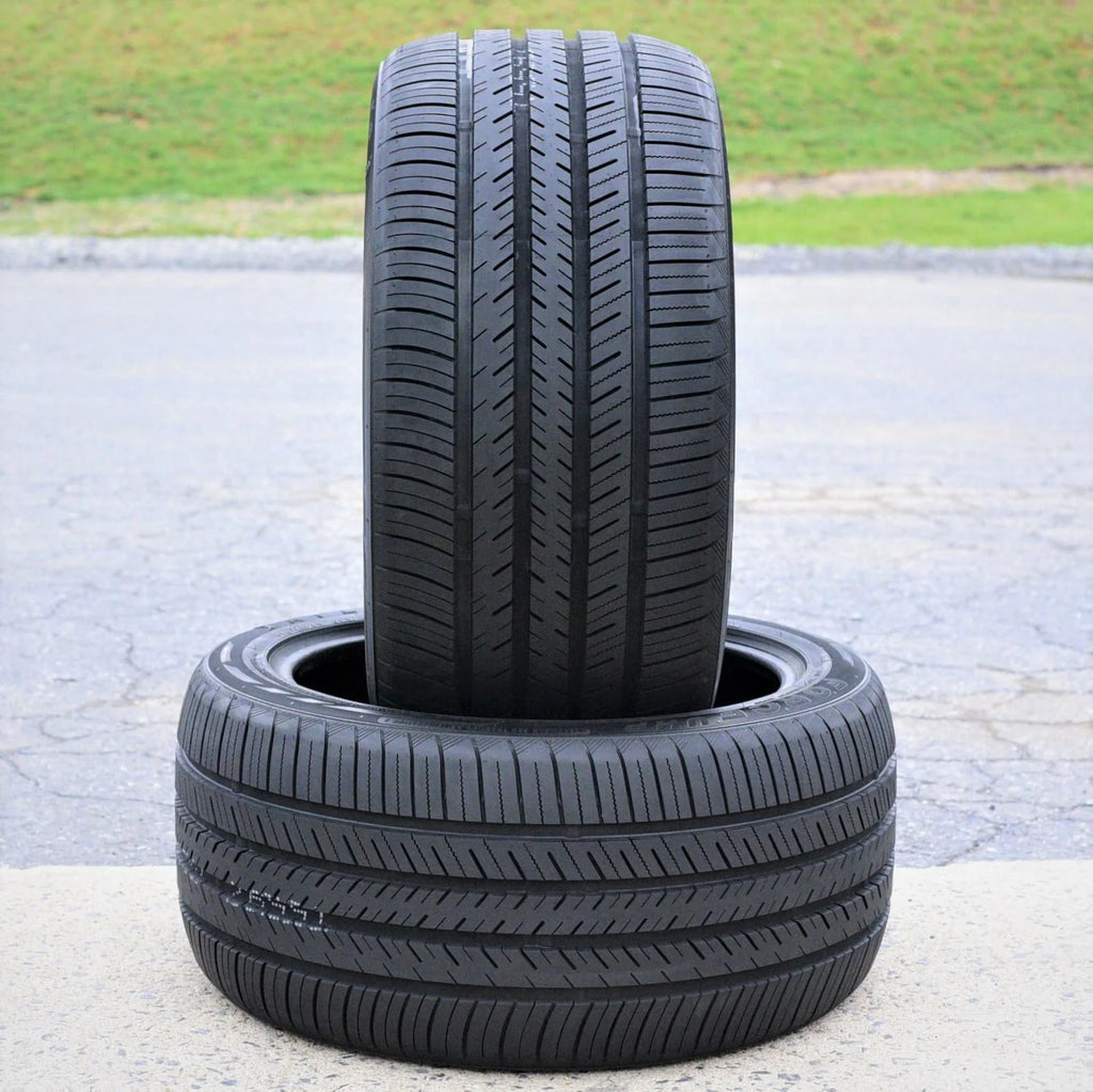A pair of 2 (2)265/35R20 99Y XL high performance all-season tires fit: 2015-23 Ford Mustang EcoBoost Premium, 2012-13 Audi A7 Quattro Base