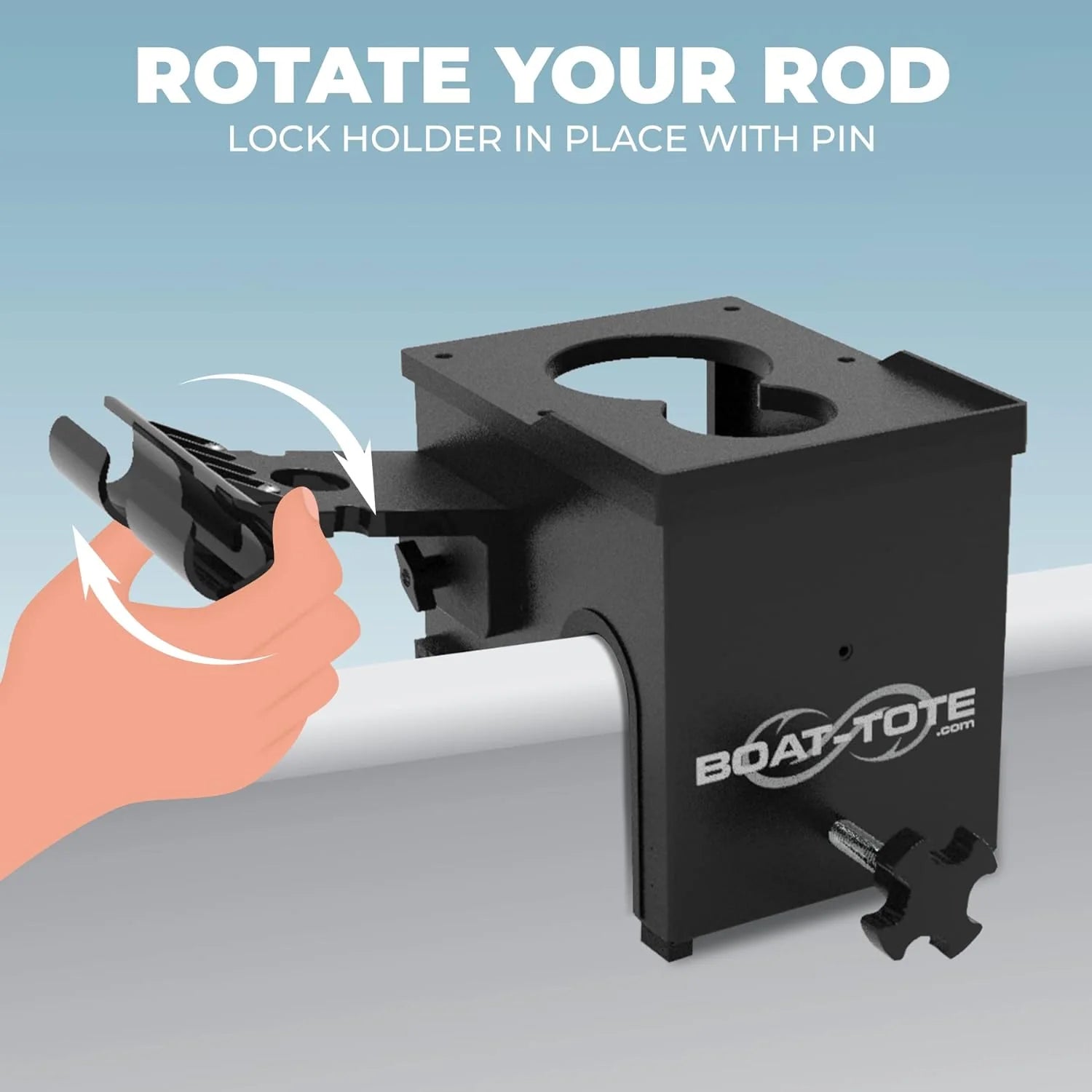 Boat Accessories for Fishing - Fits Gunnels Up to 2.5 Thick Regular