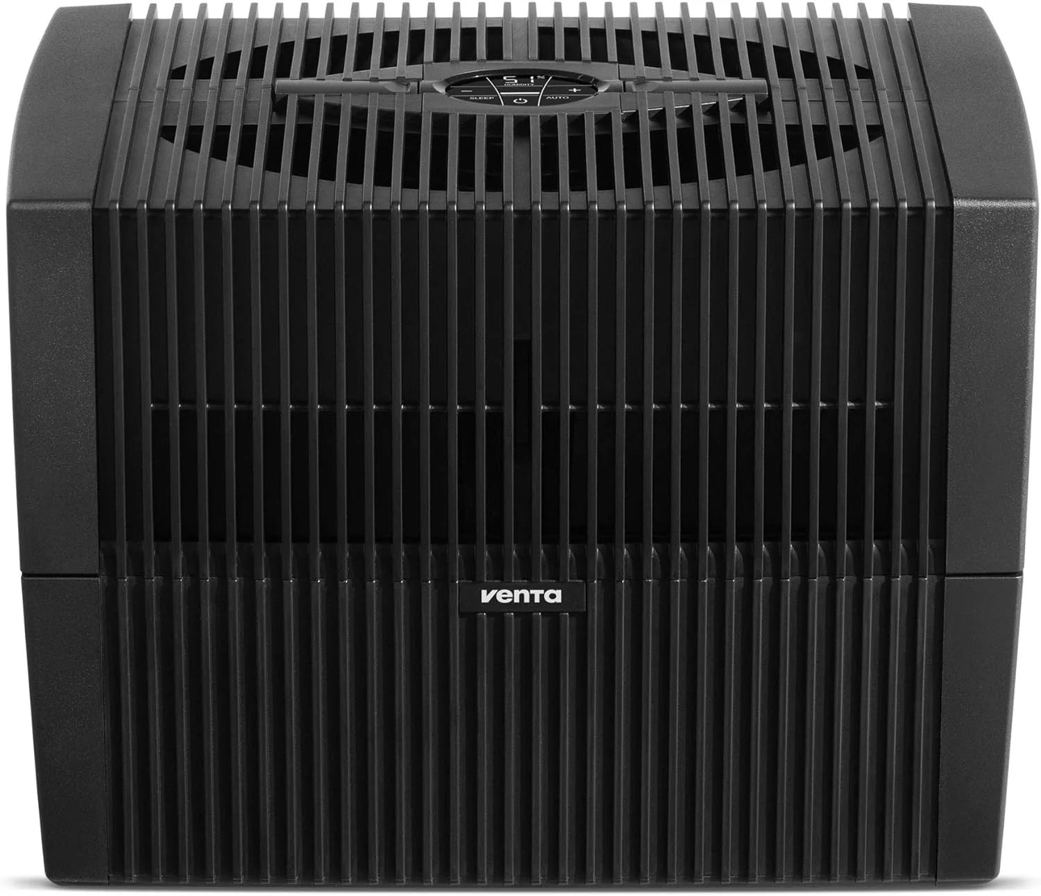 Black Humidifier - Filterless evaporative humidifier for spaces up to 645 square feet