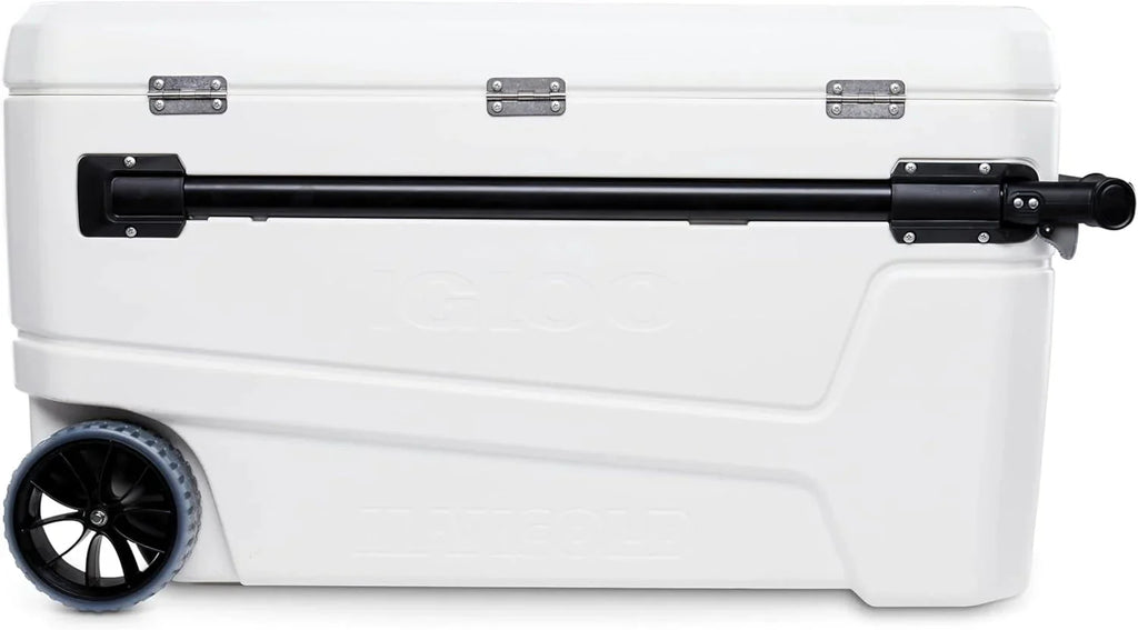 110QT Glide Cooler with Wheels and Telescoping Handle
