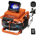 Sewer Inspection Camera, 100FT, DVR, Audio, 4.3 Screen