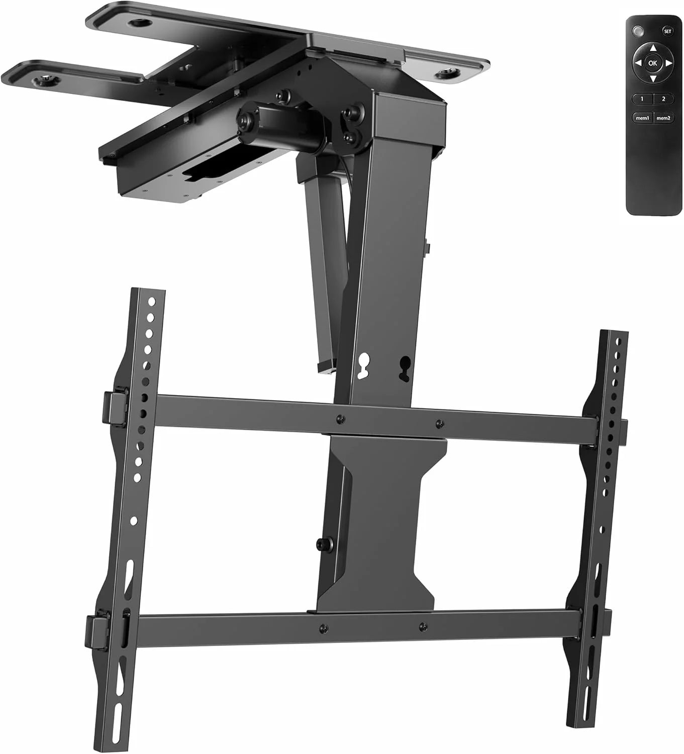 VIVO Electric Ceiling TV Mount, 37–70, Motorized, App Control, Black