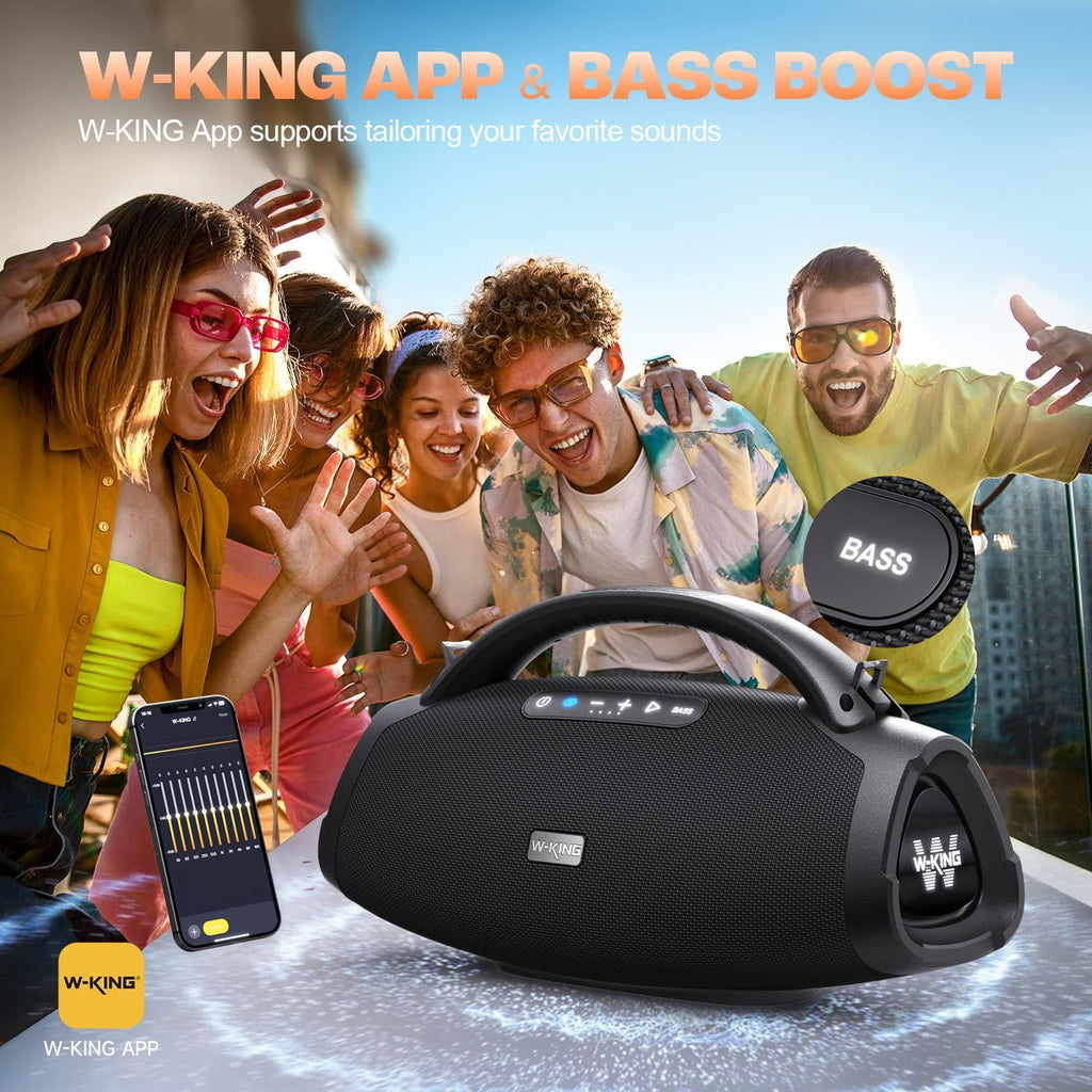 W-KING X20 Bluetooth Party Speaker, 330W, IPX7, 7.5 Subwoofer