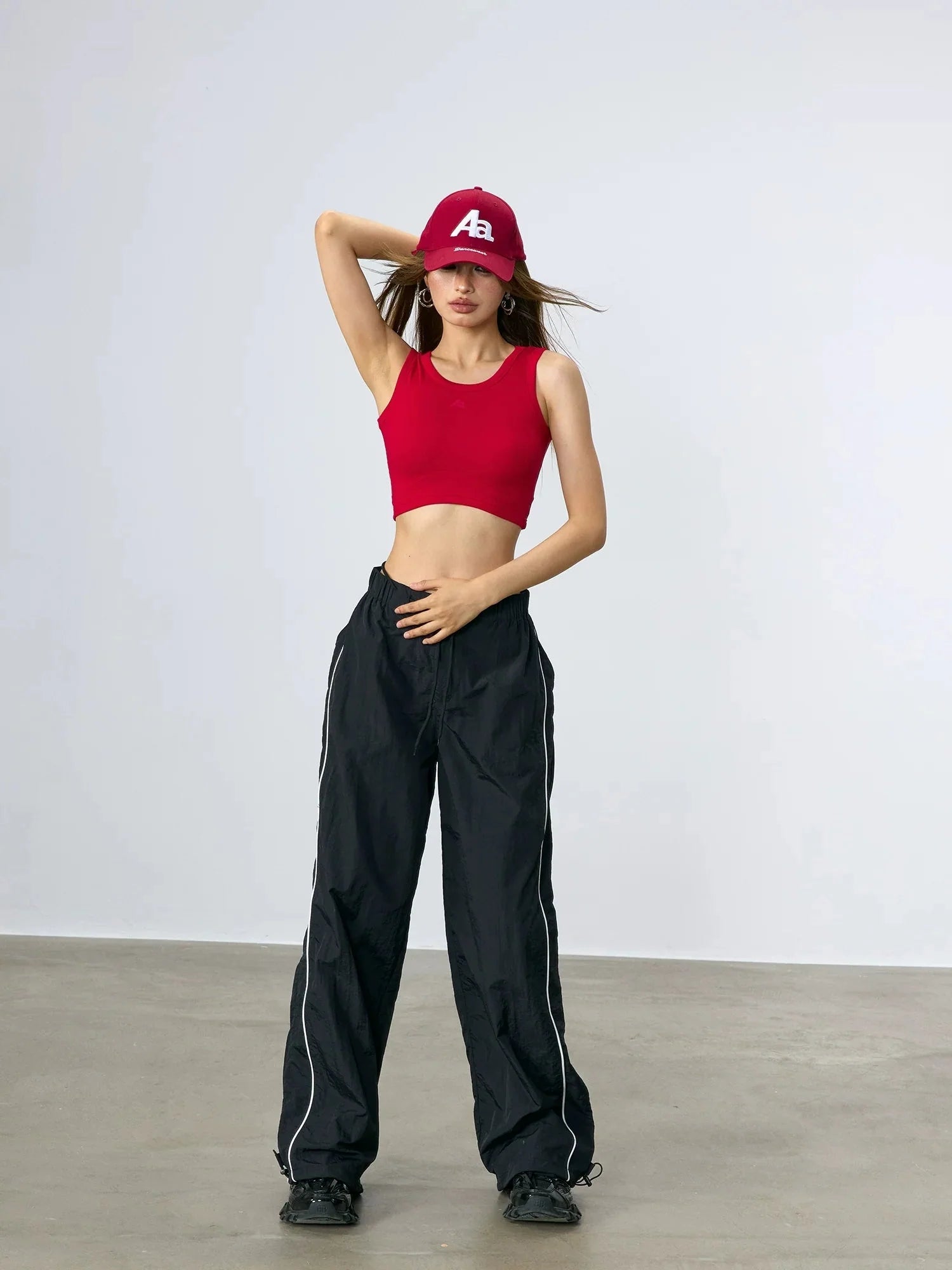 Summer Breathable Casual Overalls Jazz Pants KT3193