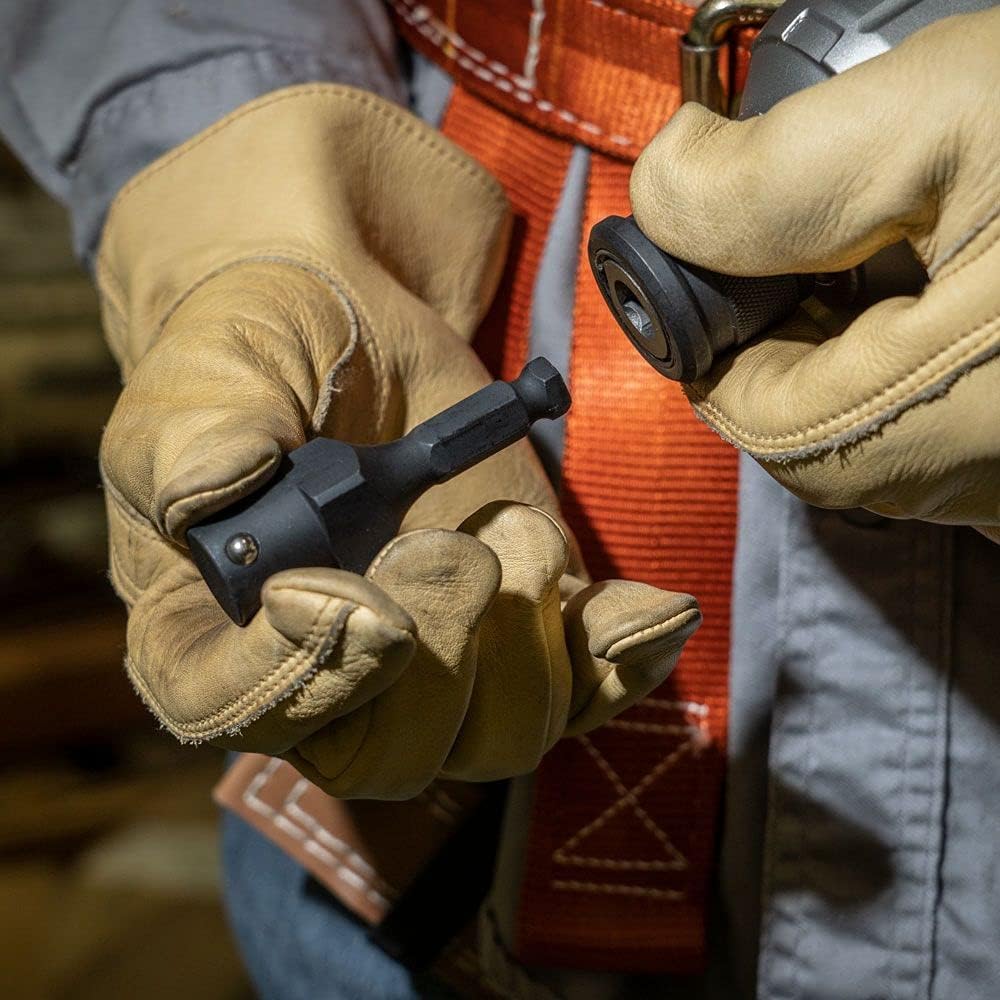 Single-Ended Impact Socket, Made in USA, Three Square Socket Sizes: 3/4-, 1-, and 1-1/8-Inch
