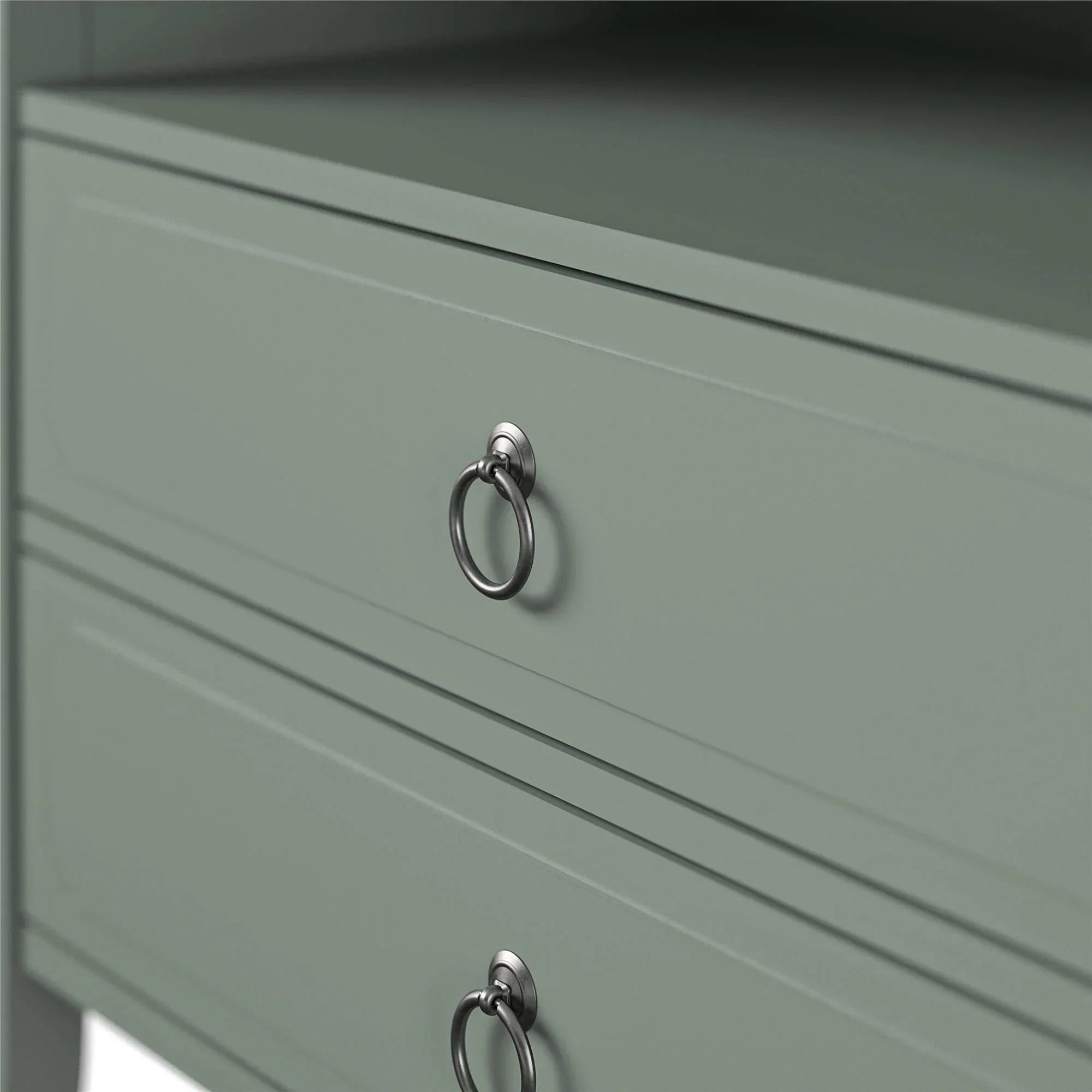 Drawer Nightstand, Green