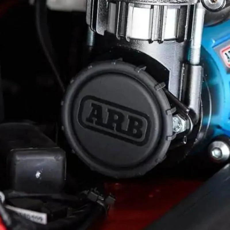 12V' On-Board Twin High Performance Air Compressor, Ideal for Air Lockers Locking Differentials, Tire Inflator, Air Horn, Air Tools and Pneumatic Tools.