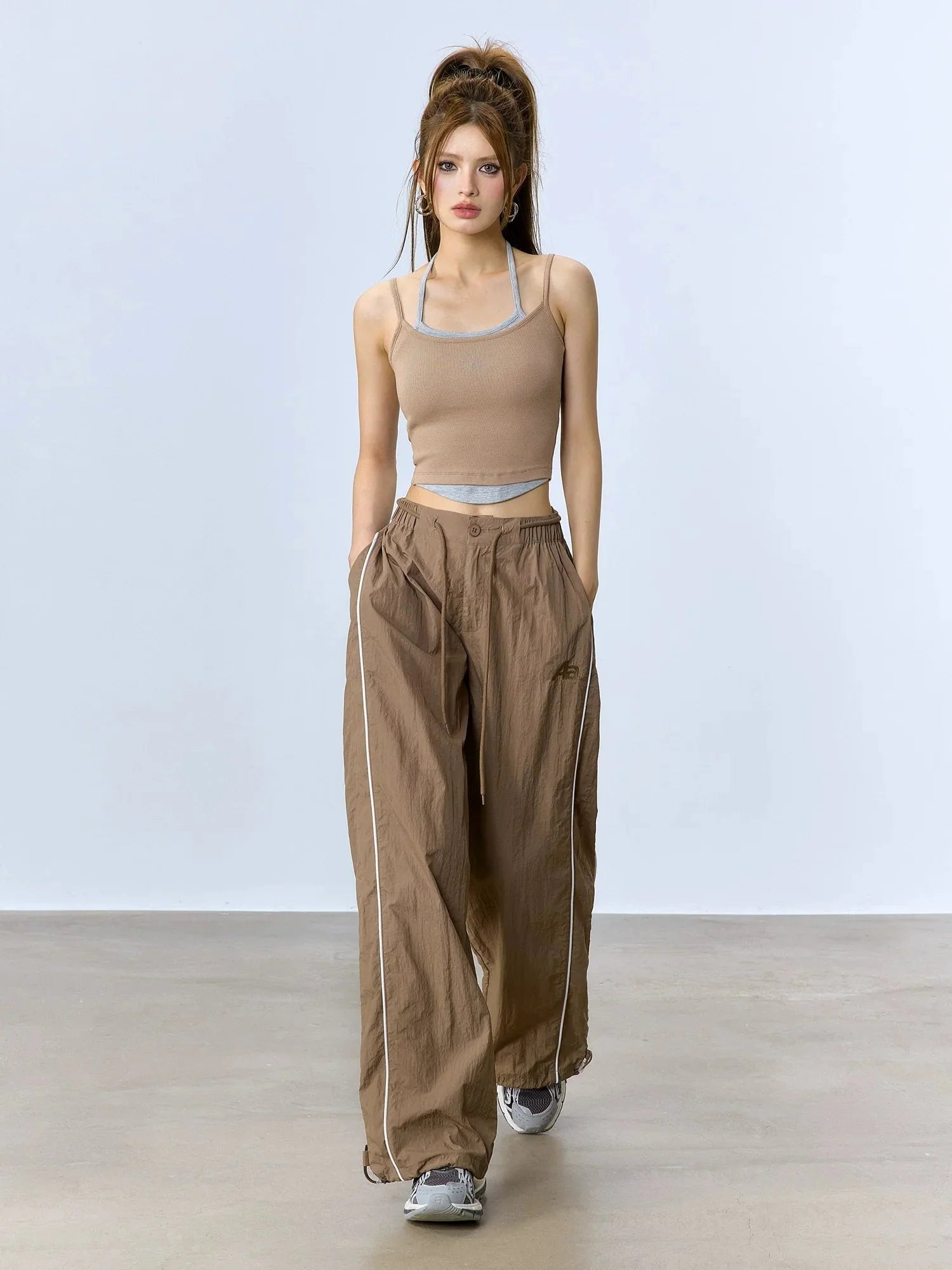 Summer Breathable Casual Overalls Jazz Pants KT3193