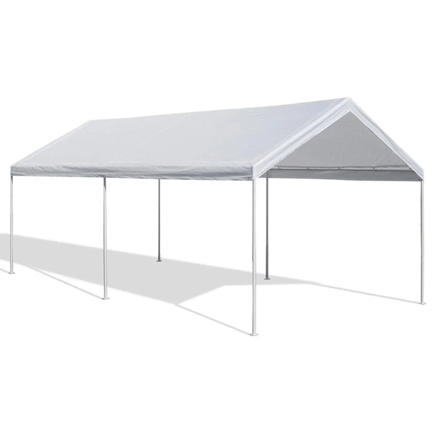 Caravan Canopy Sports Domain Caravan Portable Garage Heavy Duty Shelter, White