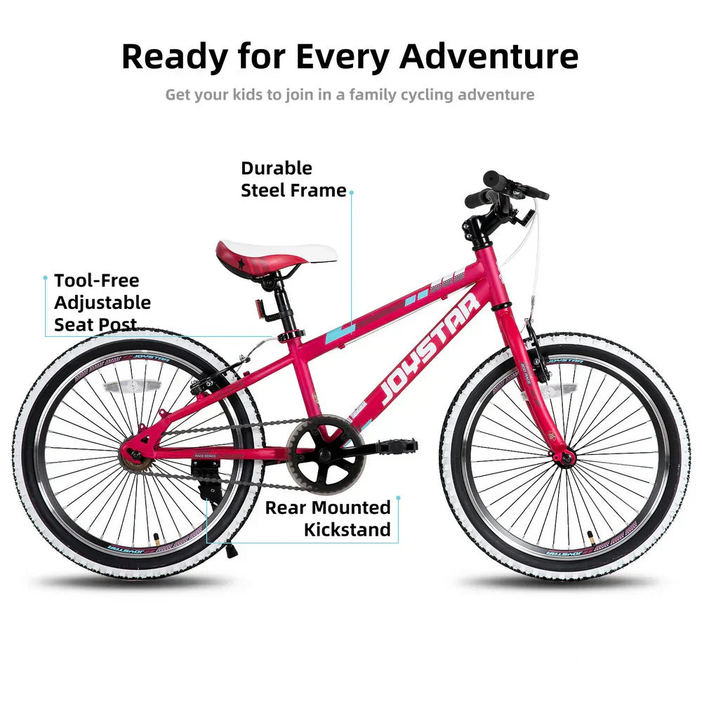 JOYSTAR Lubbock 20 24 Kids Mountain Bike Single Speed Bicycle