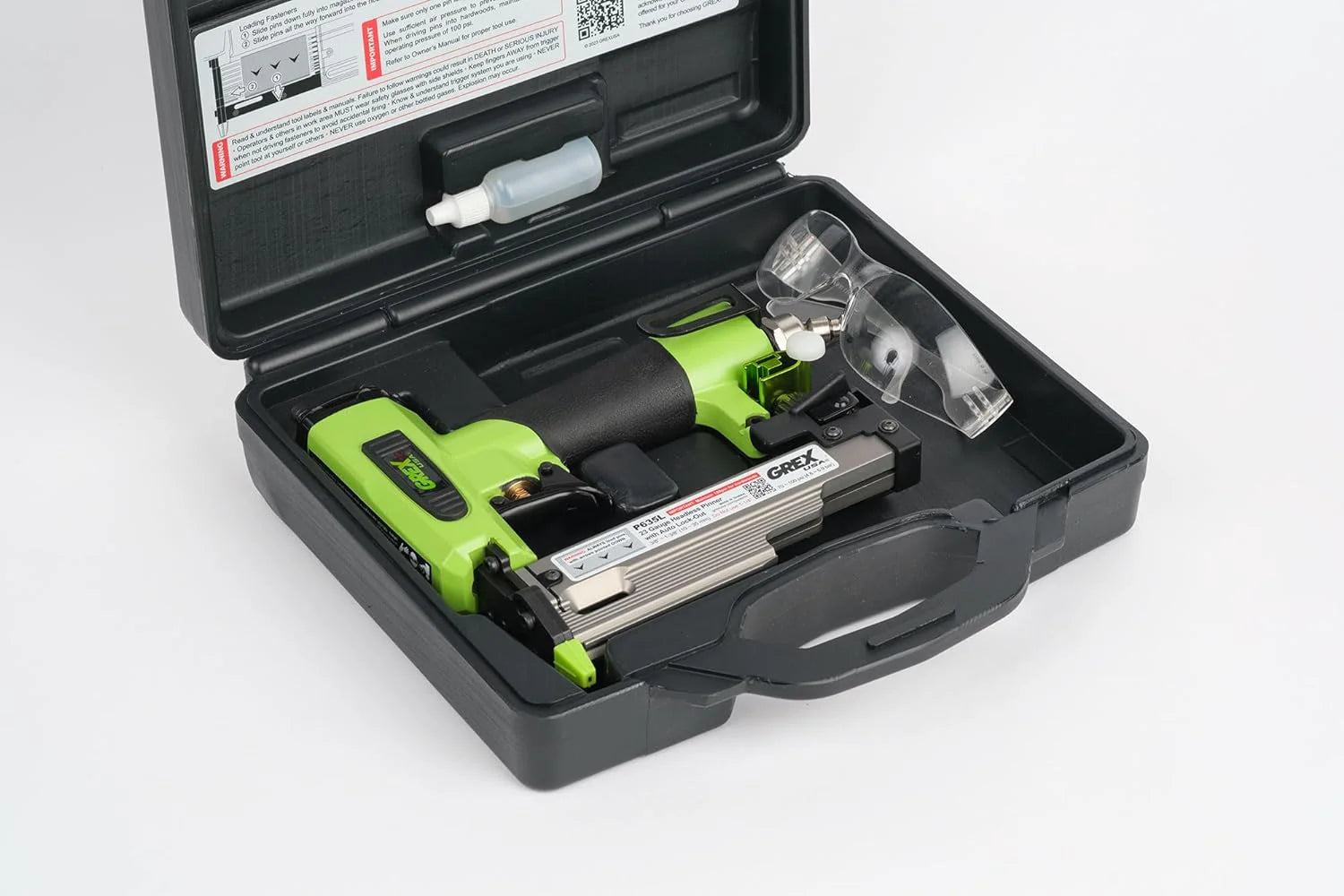 Pinner w/Auto Lock-Out & Edge Guide