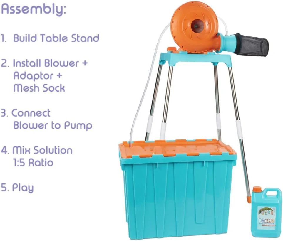 Little Tikes FOAMO Foam Machine is an Easy-to-Assemble Foam Making Toy Perfect for Birthdays, Celebrations or Any Day You Want an Awesome Foam Party