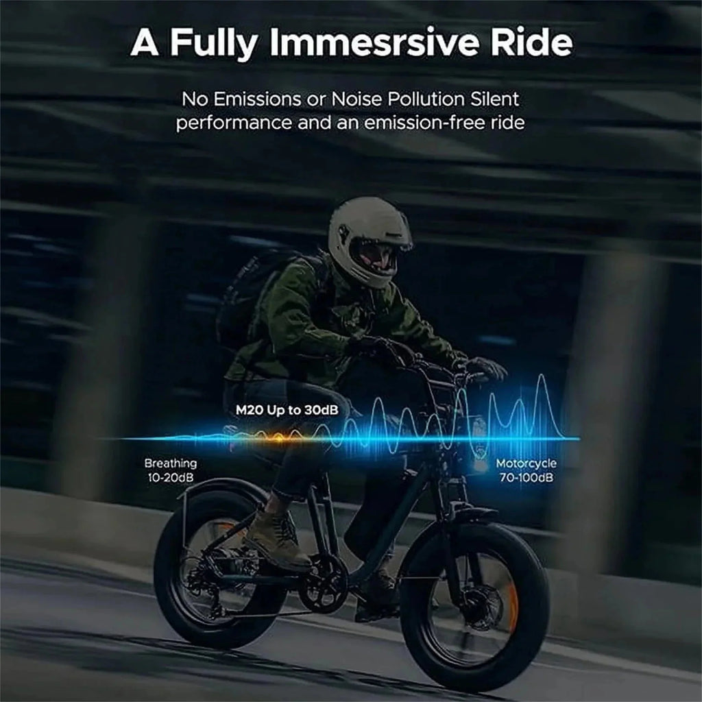 AKEZ Electric Bike for Adults - 1000W 28mph Moped Ebike with 48V 13A Removable Battery, Up to 94 Miles All Terrain Off Road E-Bike with 20*4.0 Fat Tire,Full Suspension,7-Speed UL Certified