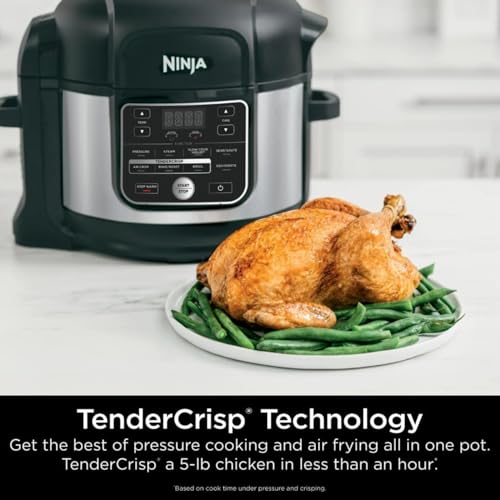 Ninja? Foodi? 10 in 1 6.5 Quart Pro Pressure Cooker Air Fryer Multicooker, Stainless, OS300: Home & Kitchen