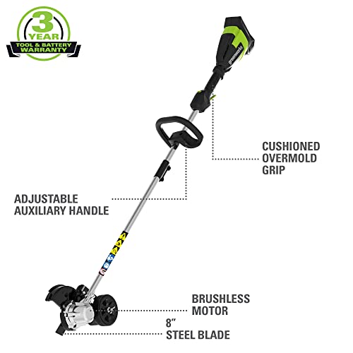 40V 8 Brushless Edger, 4.0Ah USB Battery and Charger Included