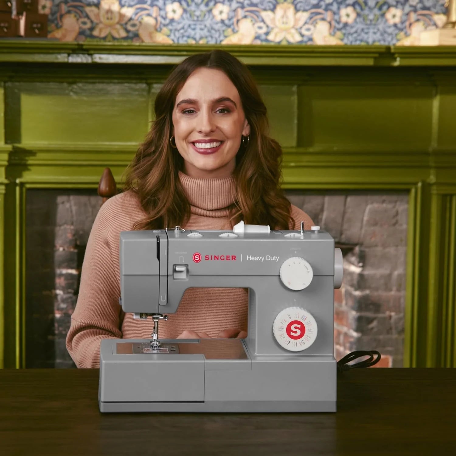 4452 Heavy Duty Sewing Machine, 110 Stitches, LED Light