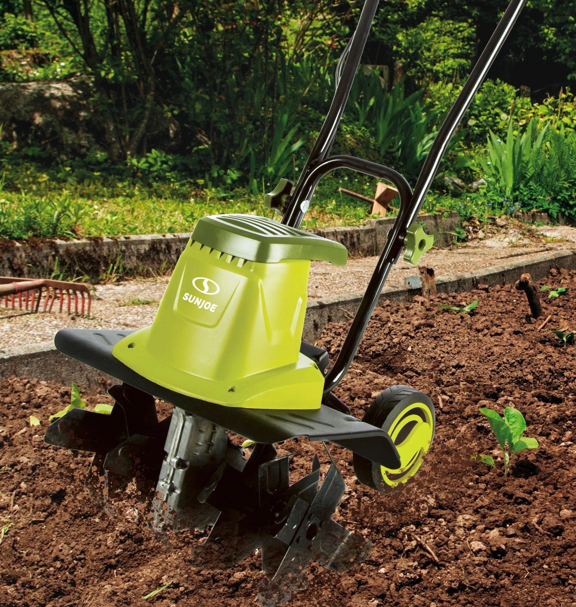 Sun Joe Electric Garden Tiller Cultivator, 16 inch, 13.5 Amp