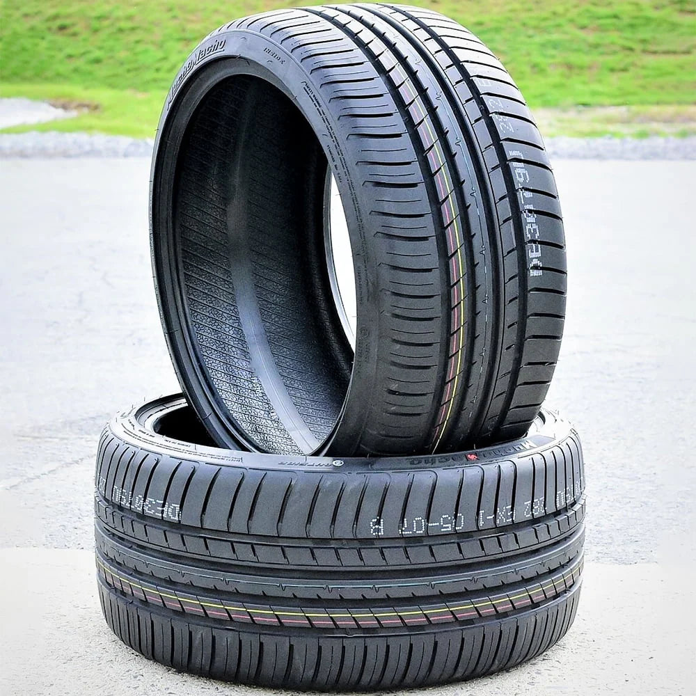 A pair of 2 (2 275/35R20 102Y ZR XL A/S performance tires fit: 2005 Bentley Continental GT, 2006-07 Bentley Continental Flying Spur