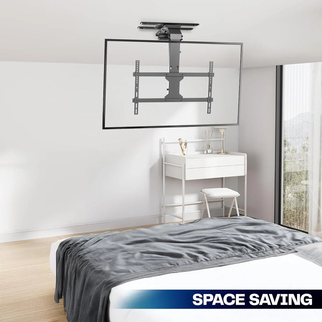 VIVO Electric Ceiling TV Mount, 37–70, Motorized, App Control, Black