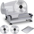 Meat Slicer, 200W Electric Food Slicer with Two Removable 7.5Stainless Steel Blades