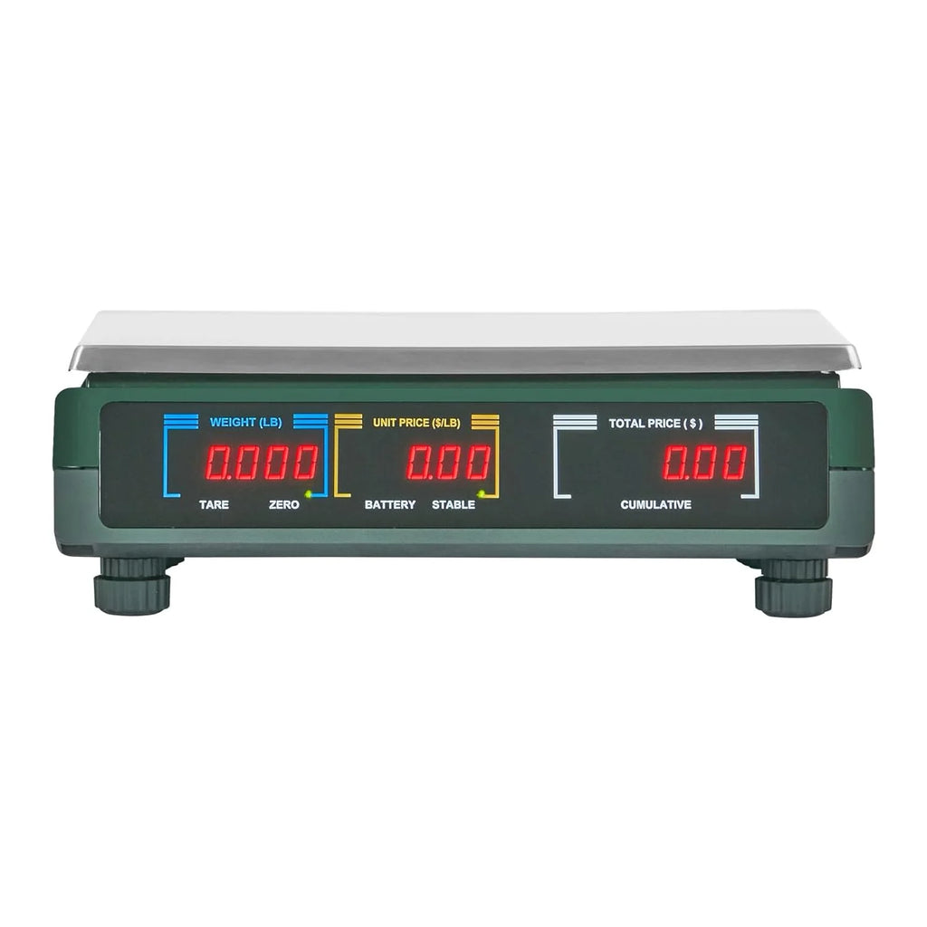 Electronic Price Computing Scale, 66 LB Digital Deli Weight Scales, LED Digital Commercial Food Fruit Meat Produce Counting Weight, for Retail Outlet Store, Kitchen, Restaurant Market, Farmer