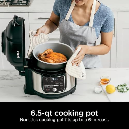 Ninja? Foodi? 10 in 1 6.5 Quart Pro Pressure Cooker Air Fryer Multicooker, Stainless, OS300: Home & Kitchen