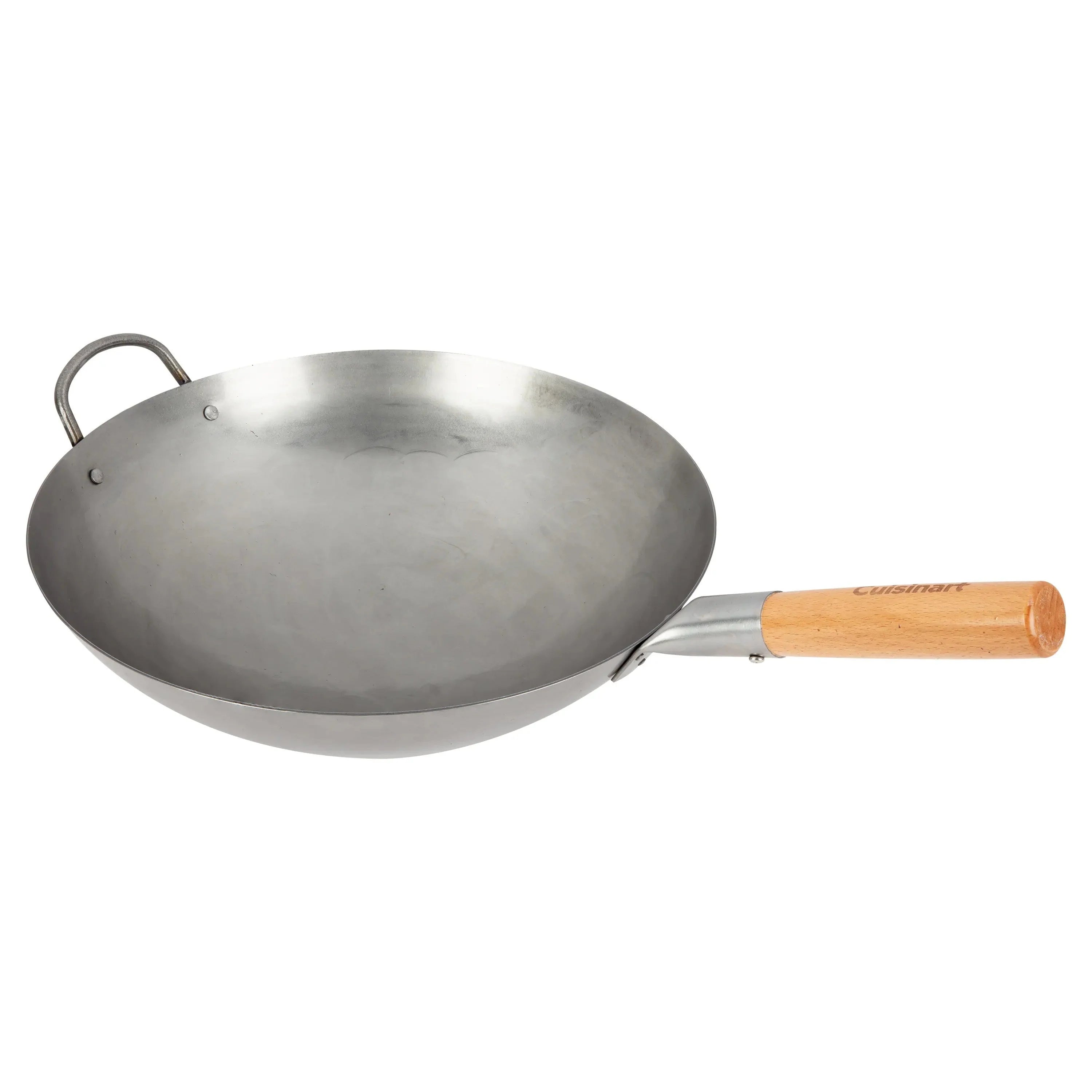 Cuisinart Outdoor Wok Station, 50,000 BTU Propane Outdoor Wok Burner w Prep Table, 14?测?? Carbon Steel Wok for Stir Fry, Searing, BBQ ?? Black