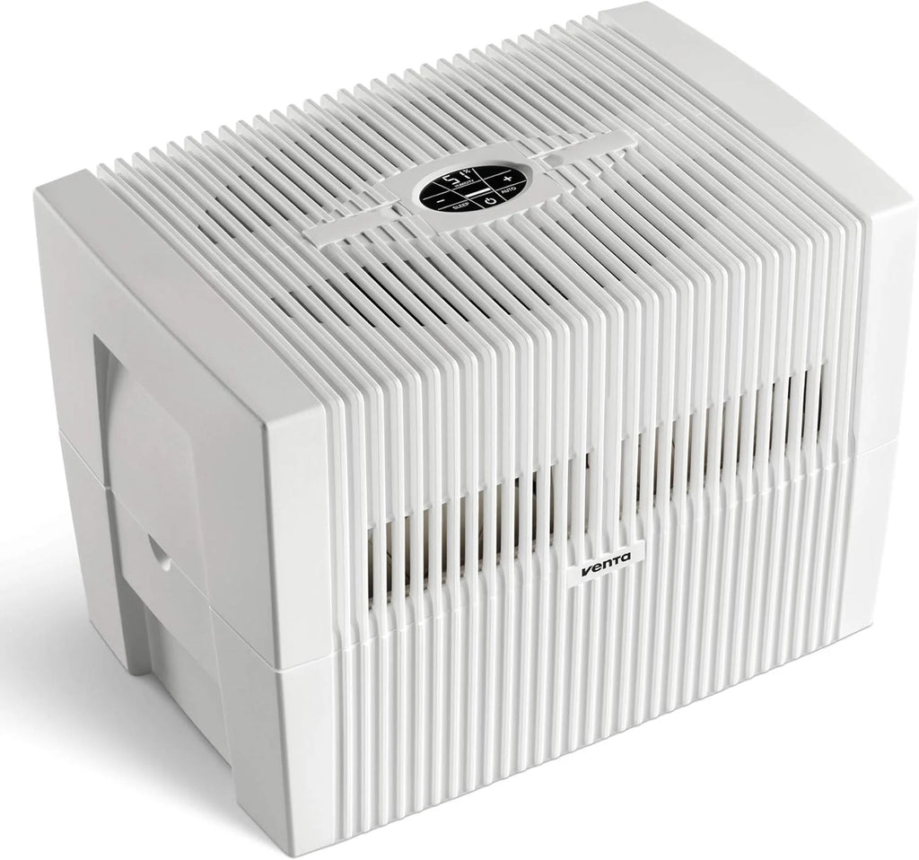 Black Humidifier - Filterless evaporative humidifier for spaces up to 645 square feet