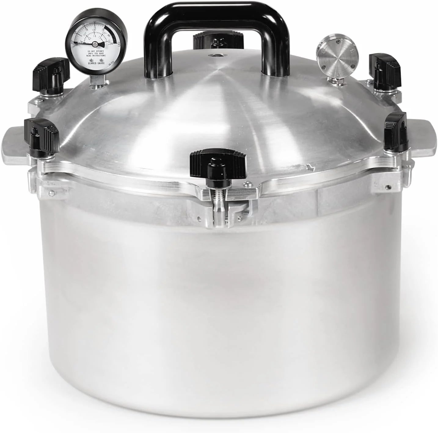 All American 1930: 21.5qt Pressure Cooker/Canner (The 921) – Exclusive Metal to Metal Sealing System – Easy to Open & Close – Suitable for Gas, Electric, or Flat Top Stoves – Made in the USA