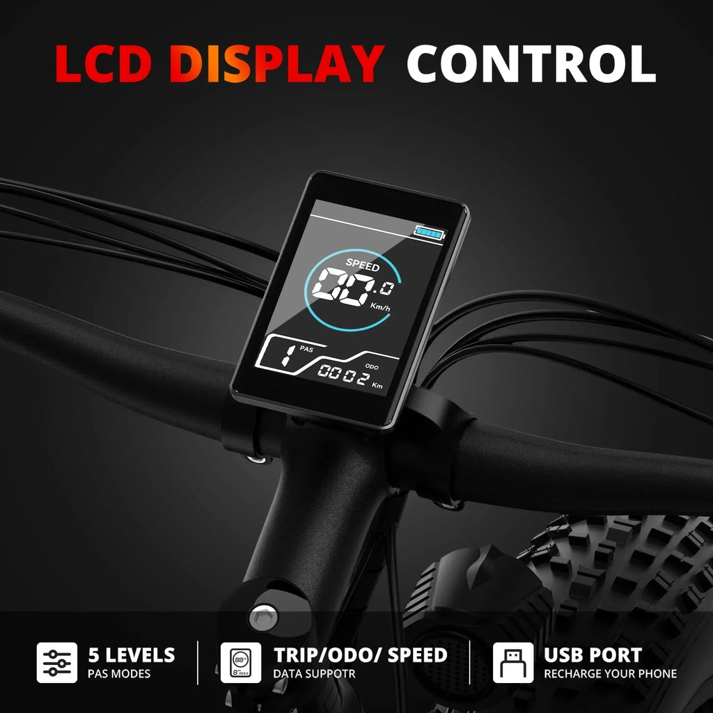 AMYET EB26 750W 720WH UL2849 Electric Bike Mountain Bicycle