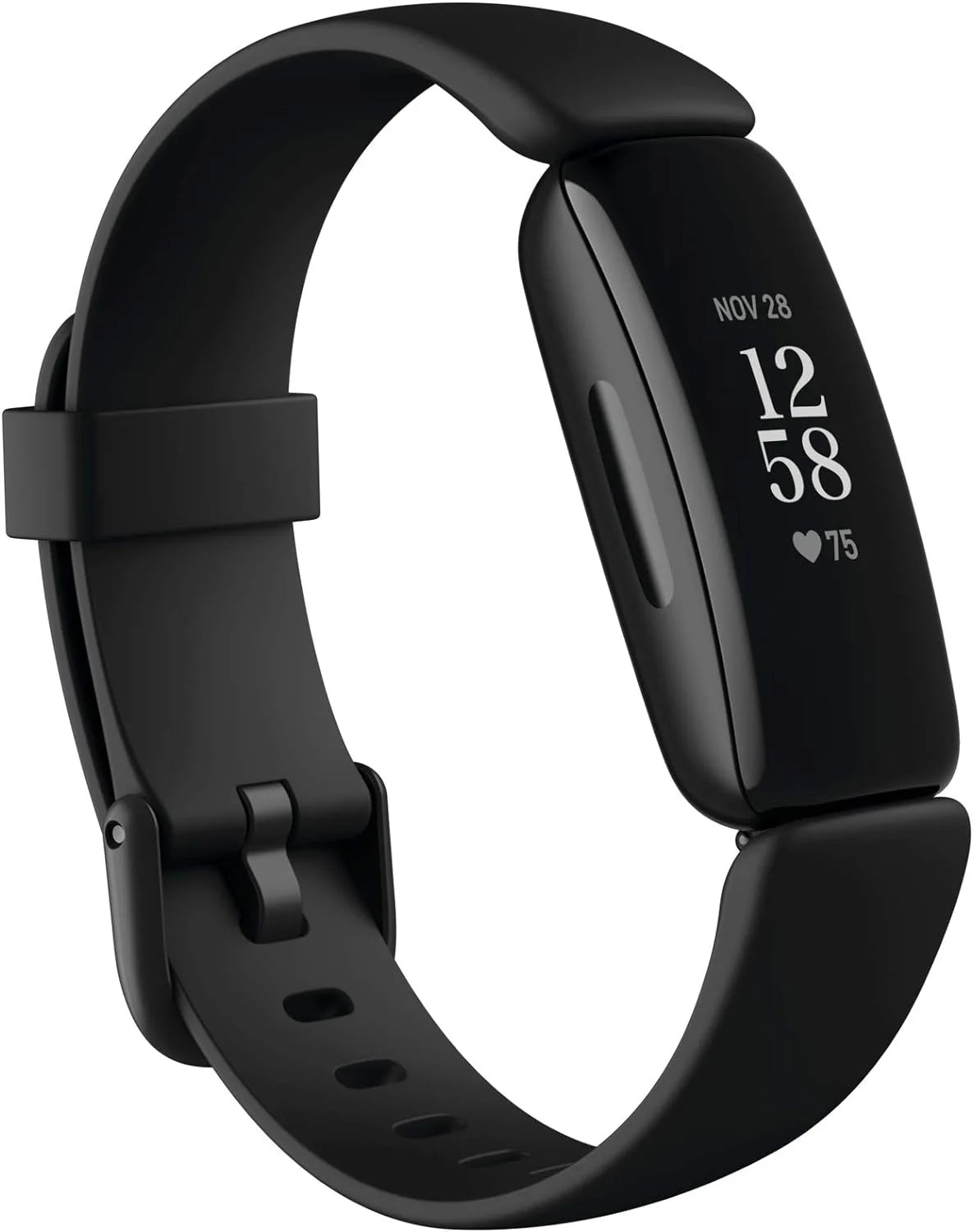 Fitness and Wellness-Tracker with Stress Management, Sleep-Tracking and 24/7 Heart Rate, One Size S L Bands Included, Lunar White/Soft Gold Stainless Steel, 1 Count