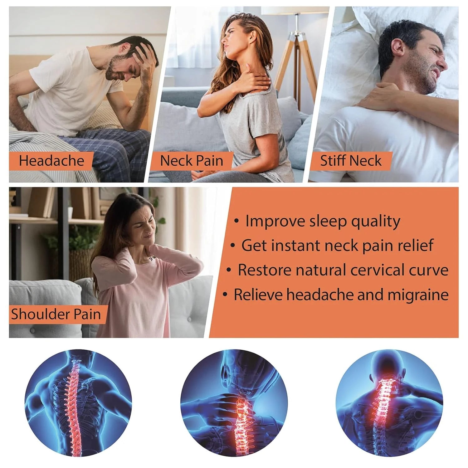 iSTIM WeTrac Cervical Neck Traction Device with Travel Bag