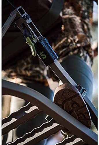 Summit Viper SD Climbing Treestand ?? Lightweight Aluminum, Foam Padded Seat, 300 lbs Capacity, Includes Safety Harness