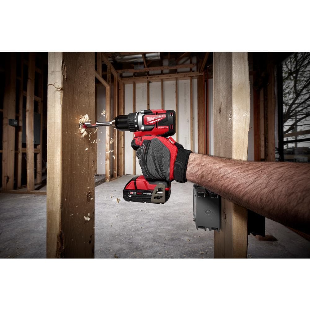 M18 18V Lithium-Ion Brushless Cordless Compact Drill/Impact Combo Kit (2-Tool) W/ (2) 2.0Ah Batteries, Charger & Bag 2892-22CT