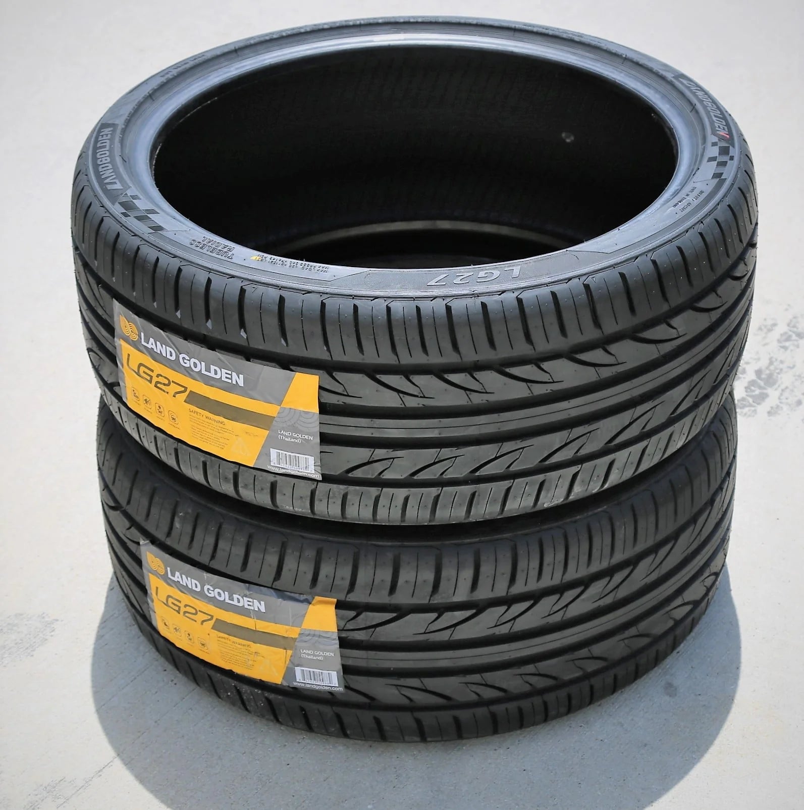A pair of (2) 245/30R20 ZR 97W XL A/S performance tires