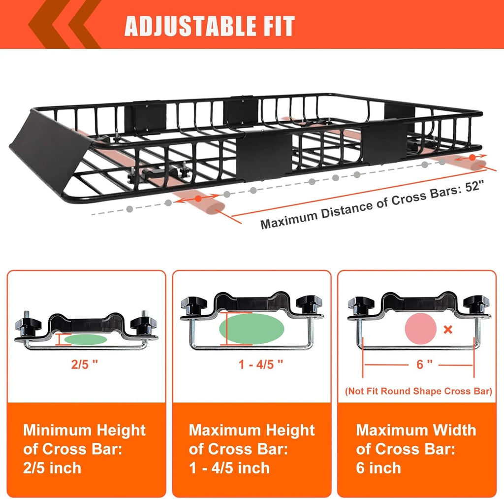 Folding hitch mounted cargo basket 60 With hook stabilizer, net and straps