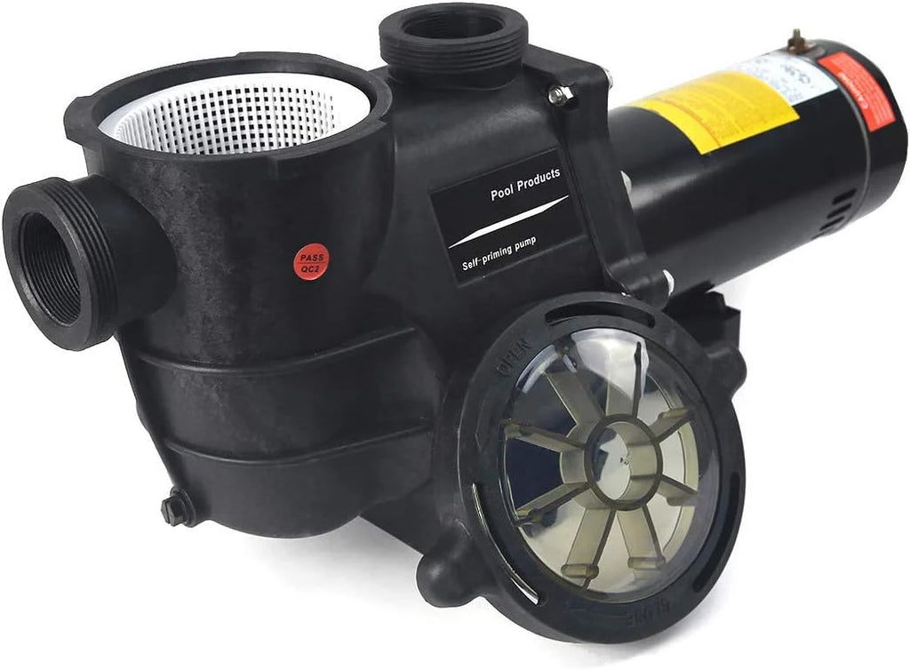 XtremepowerUS 2HP In-Ground Swimming Pool Pump Variable Speed 2 Inlet 230V High Flo w/ Slip-On Fitting