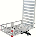 80779 Aluminum Hitch Mount Cargo Carrier with 47?测?? Long Ramp, 1 Pack