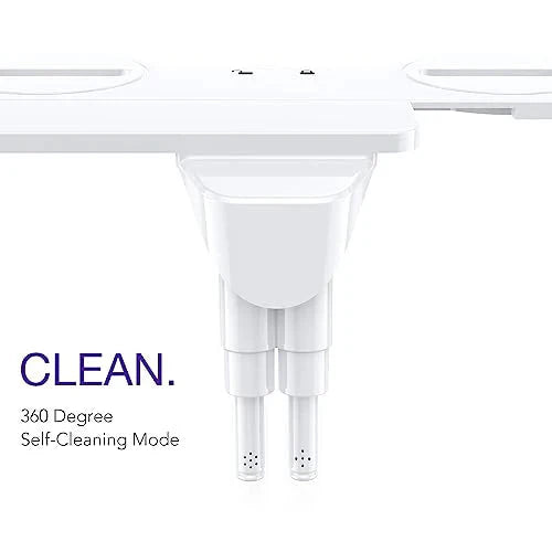 Veken Bidet Attachment for Toilet - Ultra-Slim Self Cleaning Fresh Cold Water Sprayer Bidets