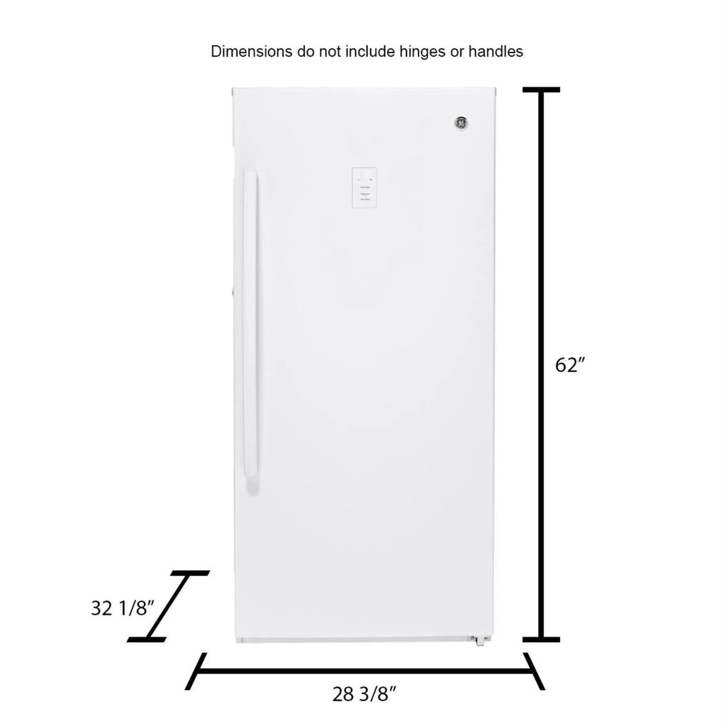 14.1 Cu. ft. White Frost-free Upright Freezer