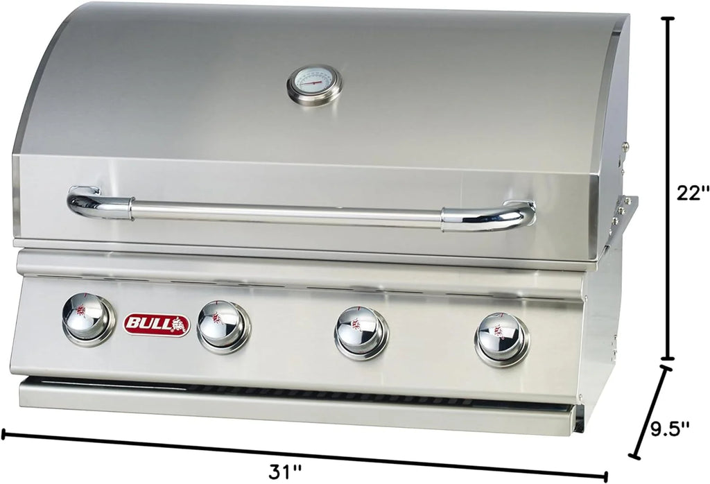 Natural Gas Outlaw Drop-In Grill Head in Stainless Steel