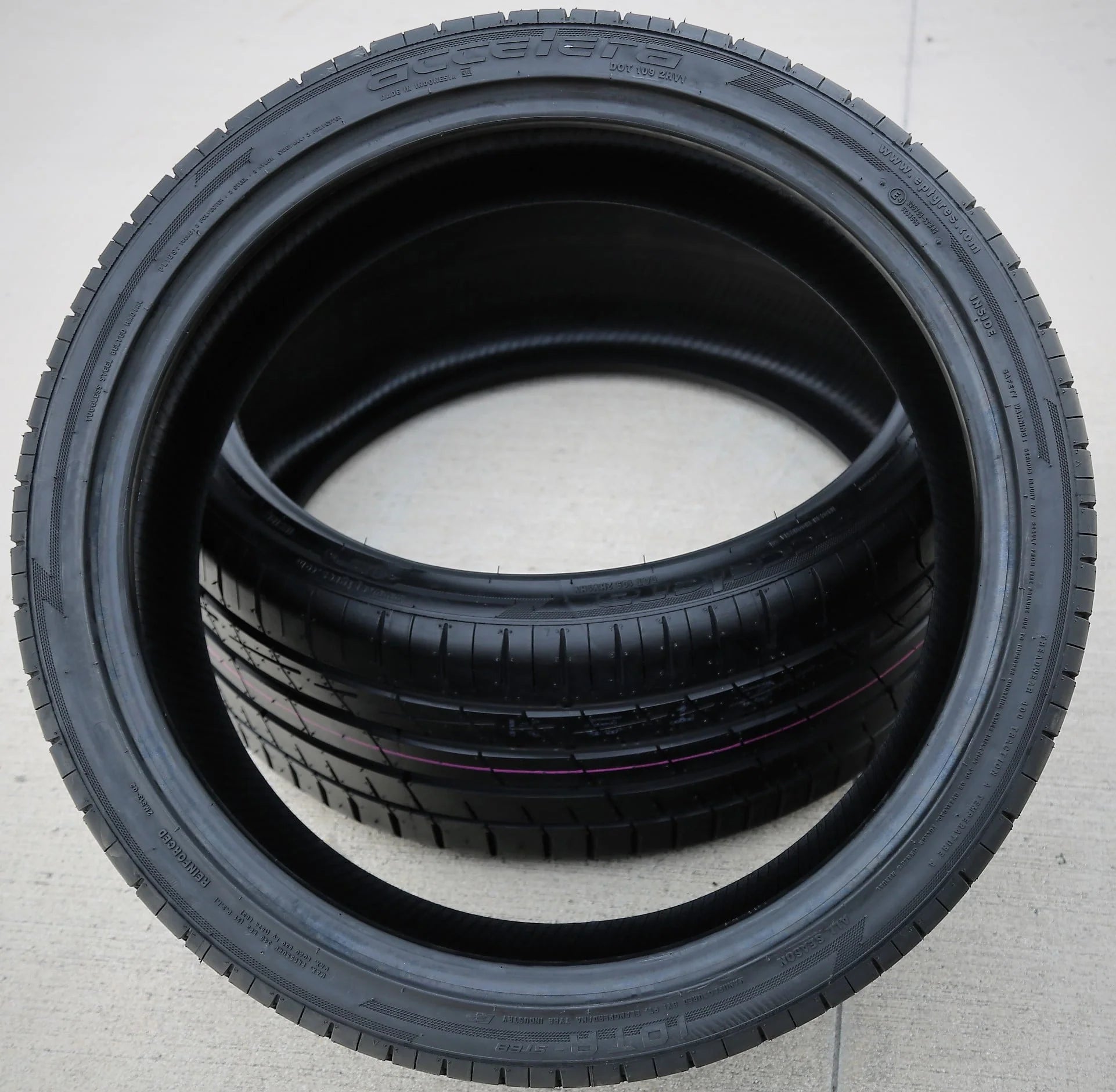 Set of 4 (4) 265/40ZR20 265/40R20 104Y XL AS A/S performance tires: 2019 Audi A8 Quattro L, 2012-13 Audi A8 Quattro L W12