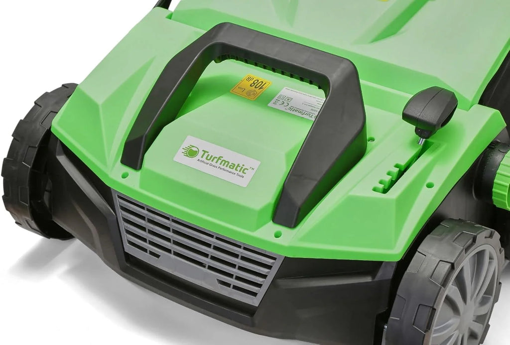 Turfmatic Artificial Grass Sweeper, 15 Brush, 1800W, 2-in-1 Design